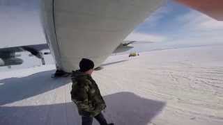 Exploring an LC130 Hercules at Williams Field Antarctica [upl. by Aynna155]