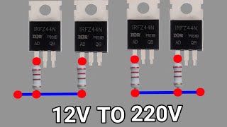 Inverter 12V To 220V 3500W With Schematic Diagram [upl. by Turoff]