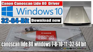 driver canon lide 80  canon canoscan lide 80 windows 10 driver  shtv [upl. by Rolando]