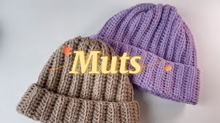 Gotenburg muts  Snelle muts haken  Crochet beanie  Leren haken met Haakspot [upl. by Eyot]