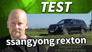 2024 ssangyong rexton eXDi 220 4WD AT limited  test [upl. by Rainwater]