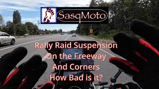 BMW G310GS Rally Raid Suspension Freeway amp Corner Performance [upl. by Homovec810]