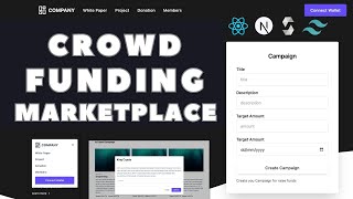 Build Crowd Funding Marketplace On Ethereum Using Next Js Hardhat Solidity  Crowd Funding Project [upl. by Dnarb425]