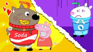 Peppa choose SODA or   Peppa Pig Funny Animation [upl. by Adaminah]