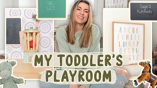 Toddler PLAYROOM TOUR  Toys Storage Hacks and Solutions that Will Help EVERY MOM [upl. by Nipahc325]