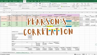 Calculate Pearson’s Correlation Coefficient amp pValue in Excel  Easy Tutorial with Analysis ToolPak [upl. by Eugene901]