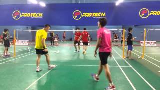 Pioneer Badminton League round robin 20160326 [upl. by Keenan]