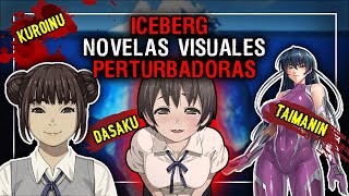 🧊El Iceberg de Novelas Visuales Perturbadoras☠️ [upl. by Sivi662]