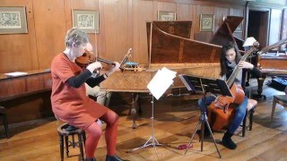 Élisabeth Jacquet de La Guerre Sonata in D minor for violin viola da gamba and basso continuo [upl. by Odraccir]