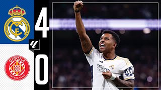 Real Madrid 40 Girona  HIGHLIGHTS  LaLiga 202324 [upl. by Aryk103]