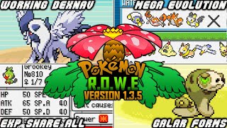 UPDATED Pokemon ROWE  Completed Rom With Mega Evolution Exp Share All Dexnav Gen 8 amp More [upl. by Etteragram]