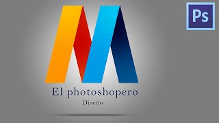 TUTORIAL  COMO HACER un LOGO FACIL Y RAPIDO en Photoshop Cs6 [upl. by Lexerd]