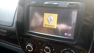 Renault kwid media nav settings [upl. by Eicnarf]