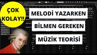 MELODİ NASIL YAZILIR BEAT YAPIMI İÇİN GEREKEN MÜZİK TEORİSİ ÇOK KOLAY  FL STUDİO [upl. by Bathsheb]