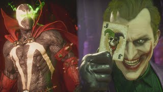 Spawn Vs The Joker  All IntroInteraction Dialogues  Mortal Kombat 11 [upl. by Elem]