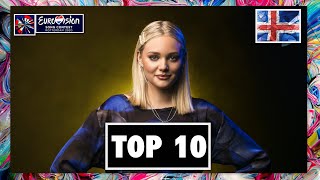 TOP 10  SÖNGVAKEPPNIN 2020  ICELAND  EUROVISION 2020 [upl. by Refinnaj]