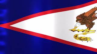 National Anthem of American Samoa  Flag Waving Animation [upl. by Hniv]