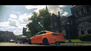 Lamborghini Orange Lexus IS250 on Concavo CWS5 Matte Black Deep Concave Wheels  Rims [upl. by Castara]