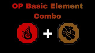 OP Basic Element Combo Fire  Earth  Shindo Life PvP [upl. by Costa]