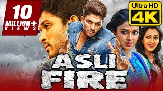 Asli Fire  असली फायर 4K ULTRA HD Hindi Dubbed Movie  Allu Arjun Amala Paul [upl. by Annauqahs]