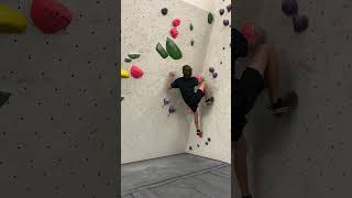 Brain Climb bouldering climbing climbinggym rockclimbing climber climb pullups strong [upl. by Nauqyt]