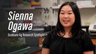 Sienna Ogawa Graduate Ag Research Spotlight [upl. by Johanna911]