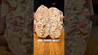 Viral CHOPPED BAGEL choppedsandwich easyrecipes torontochef [upl. by Nivram]