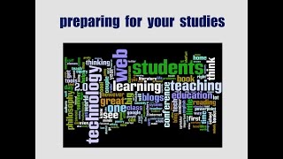 Study Skills Workshop 01 Preparing for your studies [upl. by Laohcin141]