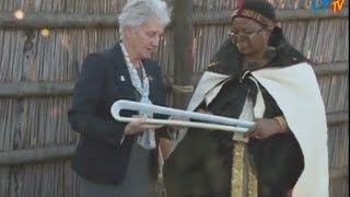 Her Majesty the Indlovukazi has received the commonwealth baton [upl. by Fawn]