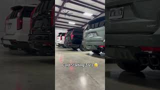 Escalade V Cold Starts 😳🔊👌🏽 escalade escaladev coldstart cold [upl. by Joellyn]