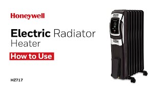 Honeywell Electric Radiator Heater HZ717  How to Use [upl. by Jessabell]