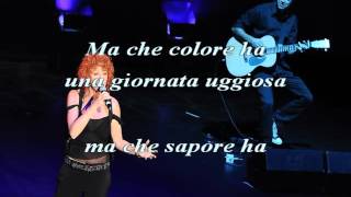 Fiorella Mannoia Una Giornata Uggiosa Karaoke [upl. by Phila582]