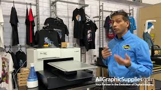 AGS Full Live Demo Polyprint DTG and Viper Maxx OnDemand T Shirt Printing [upl. by Ennazor]