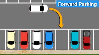 Forward Parking Step by StepHow to ParkHow to Park a Car carparking parking [upl. by Lorraine786]