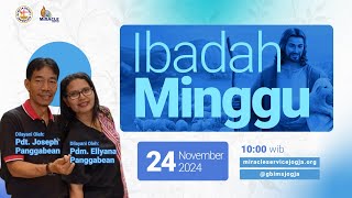 IBADAH MINGGU ONLINE  1000 WIB 24 NOVEMBER 2024  Pdt Joseph Pangabean amp Pdm Ellyana Panggabean [upl. by Nossyla]