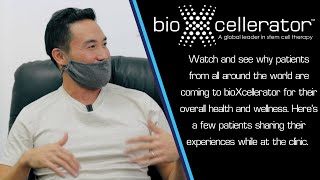 Watch As BioXcellerator Patients Share Their Stem Cell Therapy Experience amp Wellness Journey [upl. by Aniara]