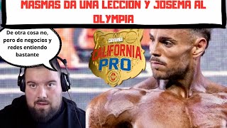 MASMAS da una LECCIÓN de NEGOCIO al CULTURISMO y JOSEMA al OLYMPIA NO TENÉIS NI IDEA [upl. by Dnalloh]