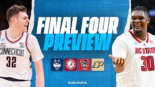 2024 NCAA Tournament FINAL FOUR PREVIEW Keys for each team to cut down the nets  CBS Sports [upl. by Schellens]