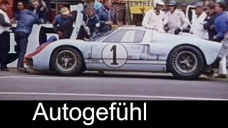 24 hours of Le Mans 1966 heritage footage with Ford GT rediscovered [upl. by Verras]