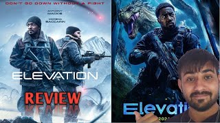 elevation review in hindi amp elevation movie review review explain [upl. by Ovatsug784]