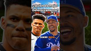 Quien es mejor jugador defensivo Juan Soto o Mookie Betts😱 viralvideo mlb baseball mvp [upl. by Salba558]