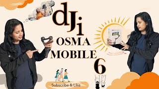 Unboxing DJI Osma Mobile 6 Dark Grey Beginner Quick Tips and Simple Set Up Best Glimble trending [upl. by Nairbal]