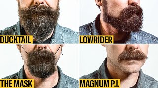 8 Facial Hair Styles on One Face From Full Beard to Clean Shaven  GQ [upl. by Mic522]