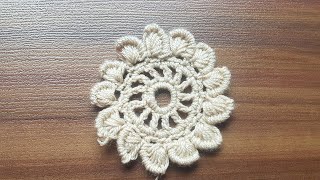 Crochet Flower  Fashion With Fari crochet flower fashionwithfari [upl. by Isma]