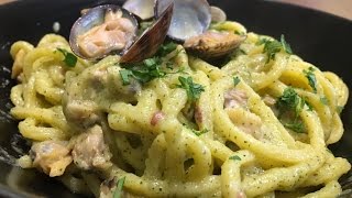 PASTA VONGOLE E CREMA DI ZUCCHINE  IN CUCINA COL BANANA [upl. by Aible]