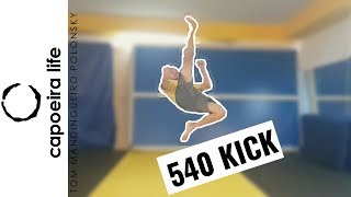 How to 540 KICK  Acrobatics Tutorial Series  Capoeira Life Show [upl. by Akenn]