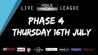 The MODUS ICONS OF DARTS LIVE LEAGUE  THURSDAY 16TH JULY [upl. by Perlman678]