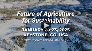 Future of Agriculture for Sustainability Meeting Promo [upl. by Yelahs]