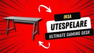 IKEA Utespelare Gaming Desk Review The Ultimate Gaming Setup [upl. by Ettenil947]