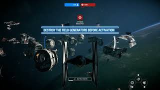 Starfighter Assault Gameplay DQar Star Wars Battlefront II [upl. by Frissell]